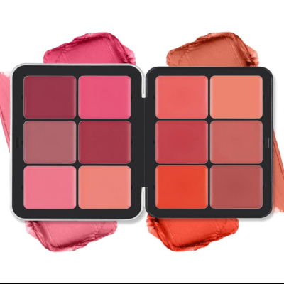 Professional 12 Colors Concealer Palette, Cream Blush Palette Natural Long Lasting