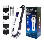 Kemei PROFESSIONAL TRIMMER with 240min Runtime Trimmer 120 min Runtime 5 Length Settings