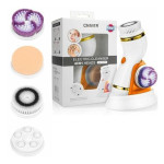CNAIER 4 In 1 Facial Cleaning & MASSAGER Brush - White/Orange.