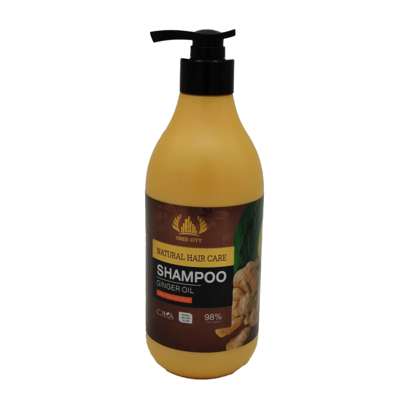 Tree City Natural + Professional Keratin Ginger Shampoo, Nourishing & Repairing, 500ml