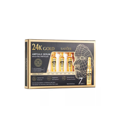 SADOER 24K Gold Hydro Moisrurizing Brightens Skin Serum 2ml X 7-