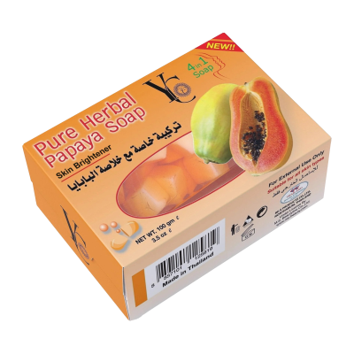 YC Pure Herbal Papaya Soap (4 in 1) - 100 g