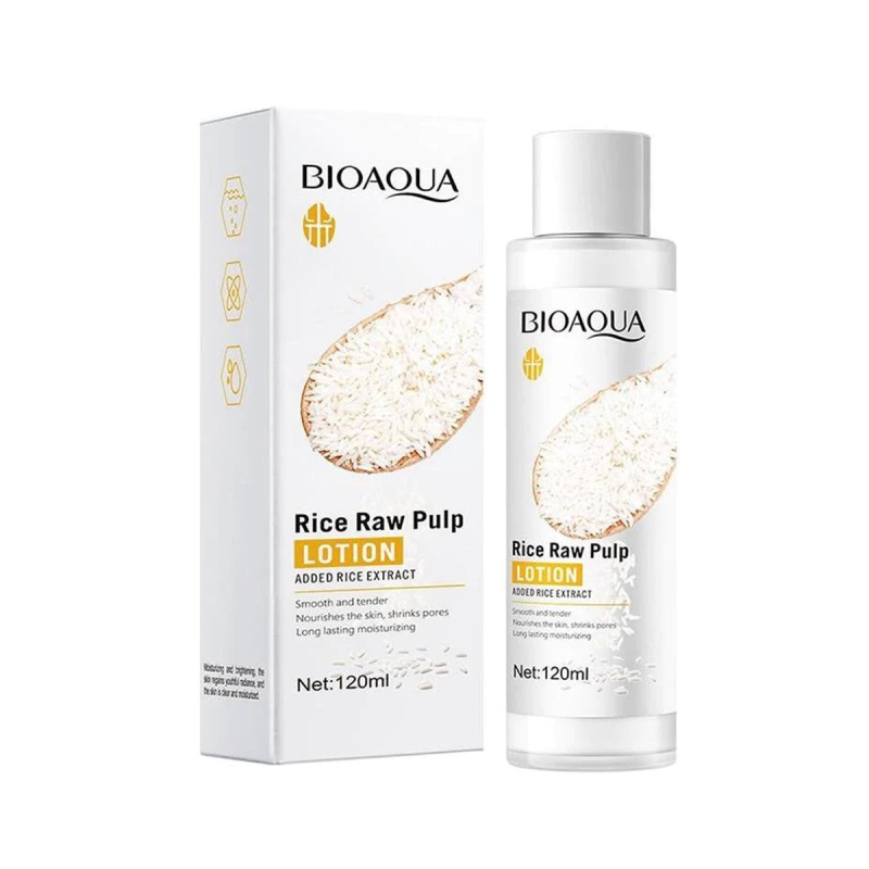 Bioaqua Rice Raw Pulp Lotion - Perfect Moisturizer for Facial Skin