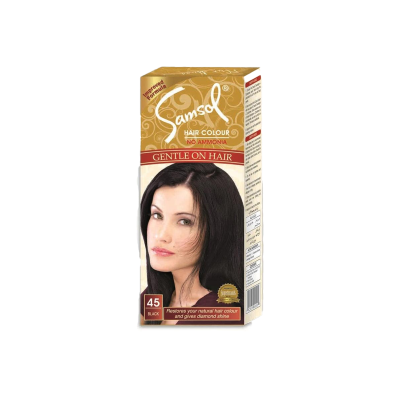 Samsol Hair Color No Ammonia 45 Black