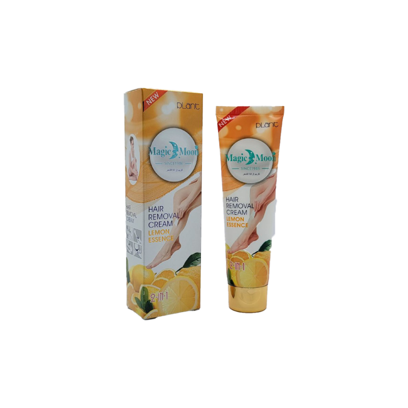 CREMA DEPILADORA 2 EN 1 ESENCIA DE LIMON MAGIC MOON 100G