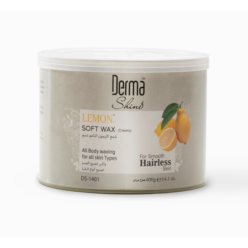 Derma Shine Lemon Soft Wax - 400 G