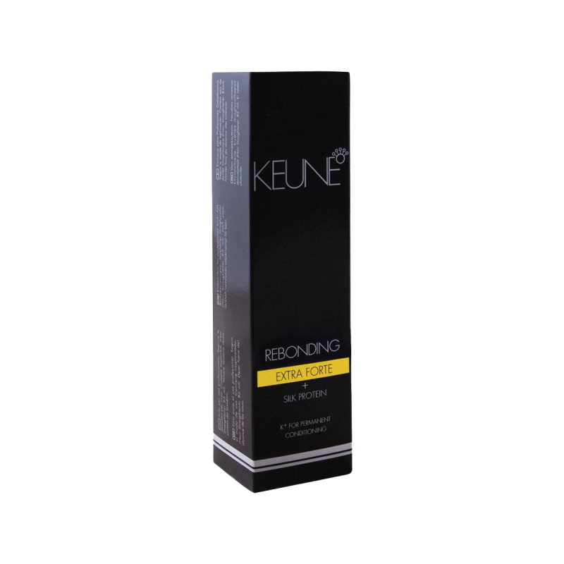 Keune Sleek & Shine Rebonding Extra Forte + Silk Protein Cream, With Fixing Balm, 85ml