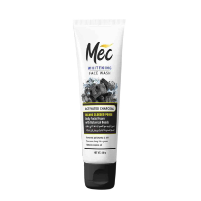 Mec Whitening Activated Charcoal Face Wash
