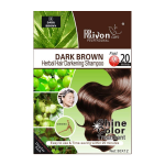 Rivon Herbal Hair Darkening Shampoo - Dark Brown rhcsdbz2c-e