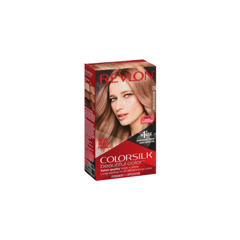 REVLON (Italy) 70 Medium Ash Blonde 3D Hair Color