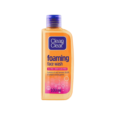 Clean & Clear Essentials Foaming Face Wash, Oil Free, 100ml