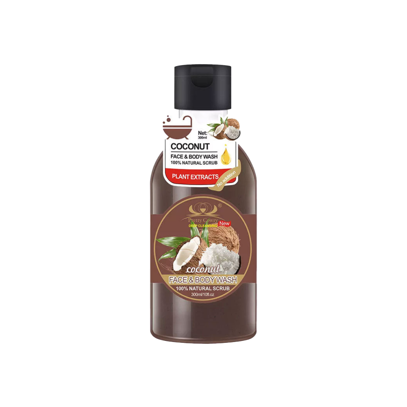Pretty Cowry Coconut Face & Body Wash 300Ml