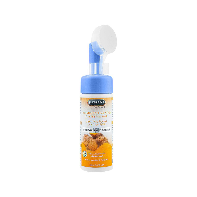 Hemani Turmeric Purifying Foaming Face Wash, For All Skin Types, 150ml