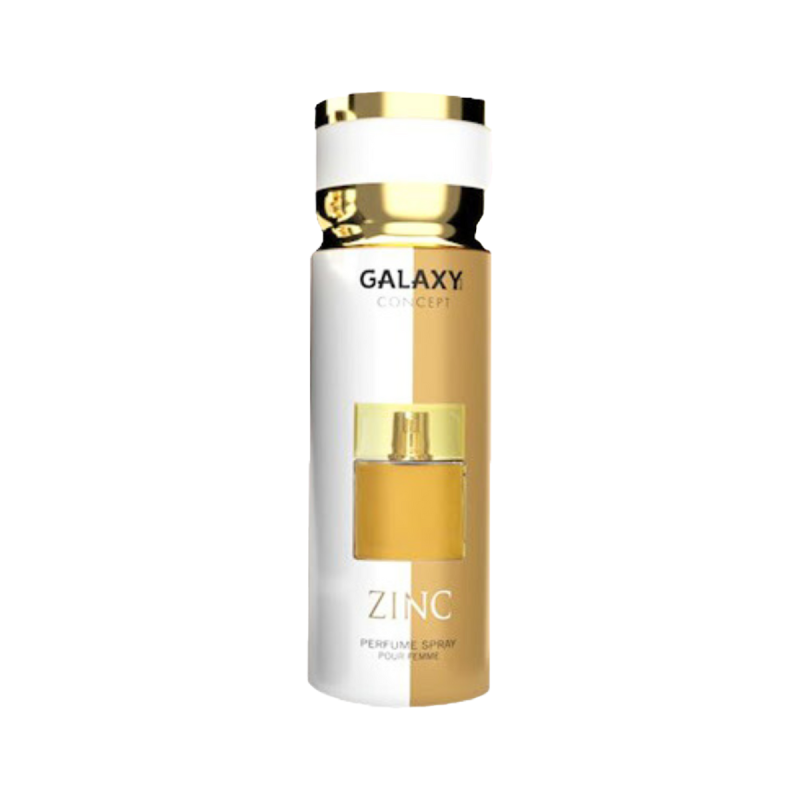 Galaxy Plus Concept Zinc Body Spray 200ml
