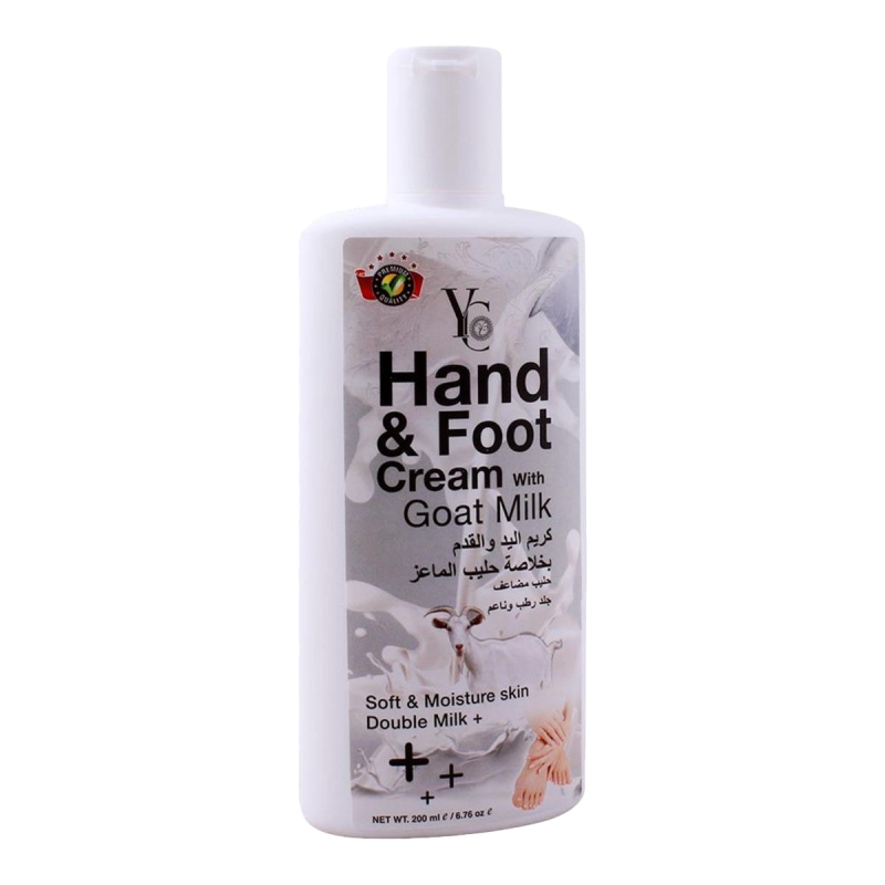 Yc Hand & Feet Cream With Goat Milk 200ml (Thailand)