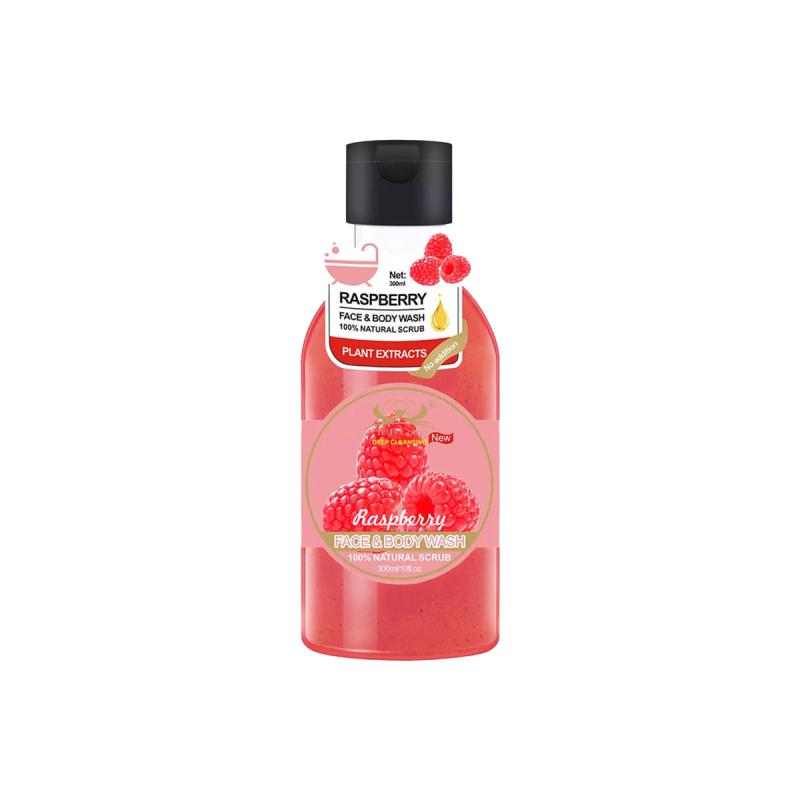 Pretty Cowry Raspberry Face & Body Wash 300Ml