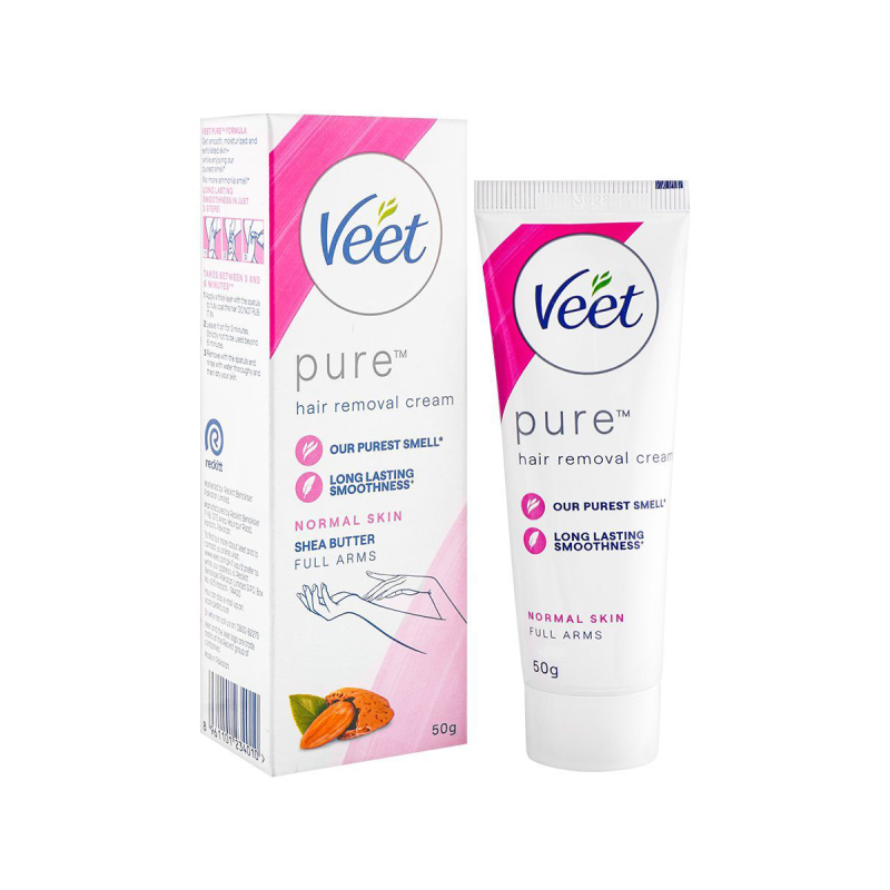 Veet Pure Shea Butter Normal Skin Hair Removal Cream, 50g