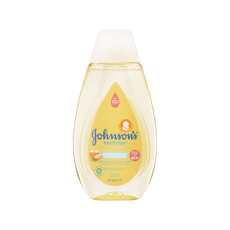 Johnson Top-To-Toe Hair & Body Baby Bath, 200ml